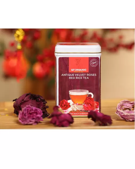 Premium Grade Flavor Ice Tea Slimming Health Green Tea Leaves With Brown Rice Tea Rose Velvet Antique