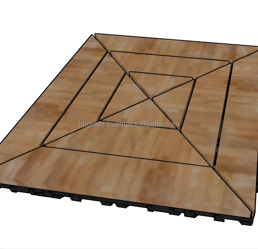 Super hot sale HPW-02 balcony/entry floor tile flooring wood texture solid wood tile for home decoration