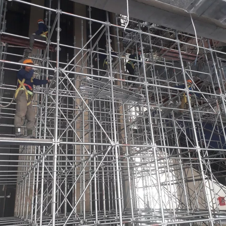 VIETNAM Building construction Multidirectional layher scaffolding system
