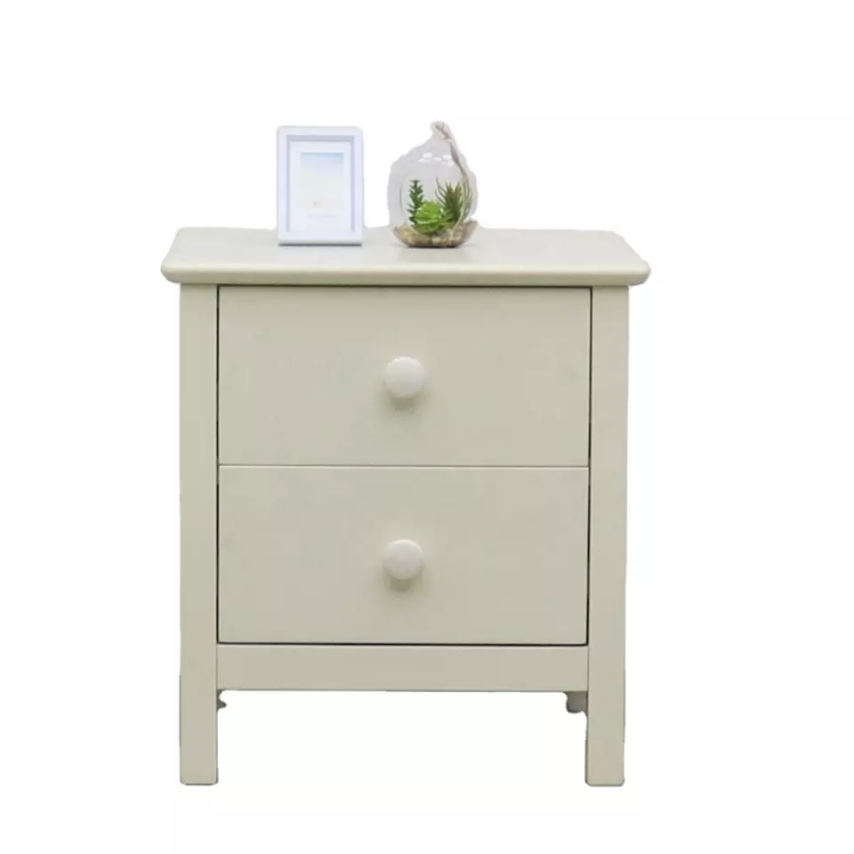Cascara Trunk Style Nightstand Coffee Color Pine Wood Solid Wood Nightstand from Viet Nam