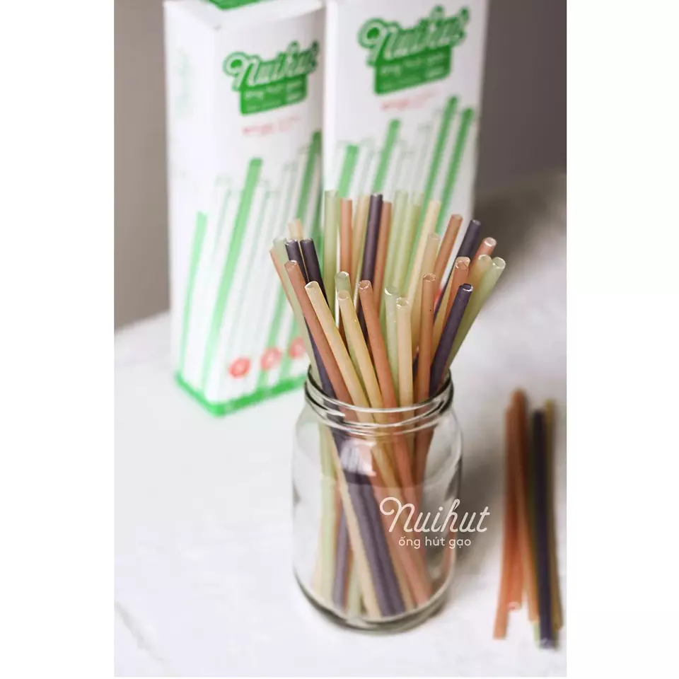 Eco-Friendly And Environmental Friendly Organic Multi Color Tube Shape Rice Straw 6mm For Water, Coffee From Vietnam
