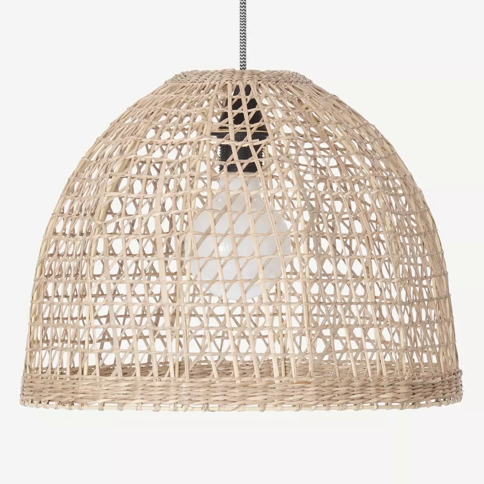 Natural Retro Seagrass Lampshade Chandelier seagrass pendant Lighting Fixture for Living Room Dining Room Restaurant