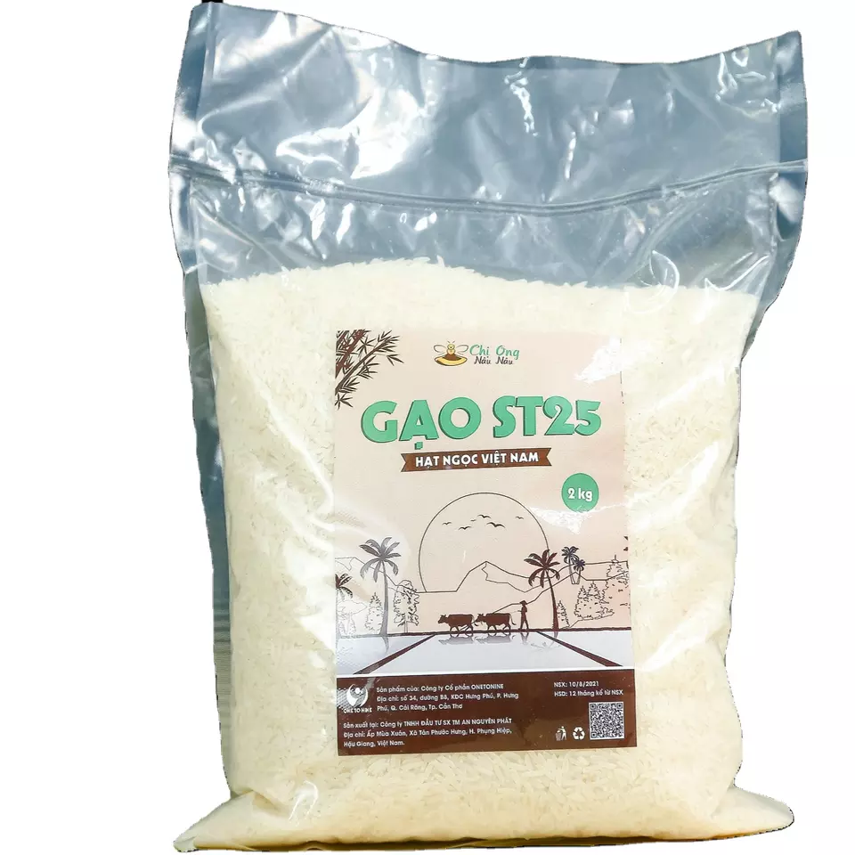 ST 25 Rice Max Soft White Style Kind Color Origin Type Texture Variety Dried SIC Rice BRC Fresh Grain Broken Place Model