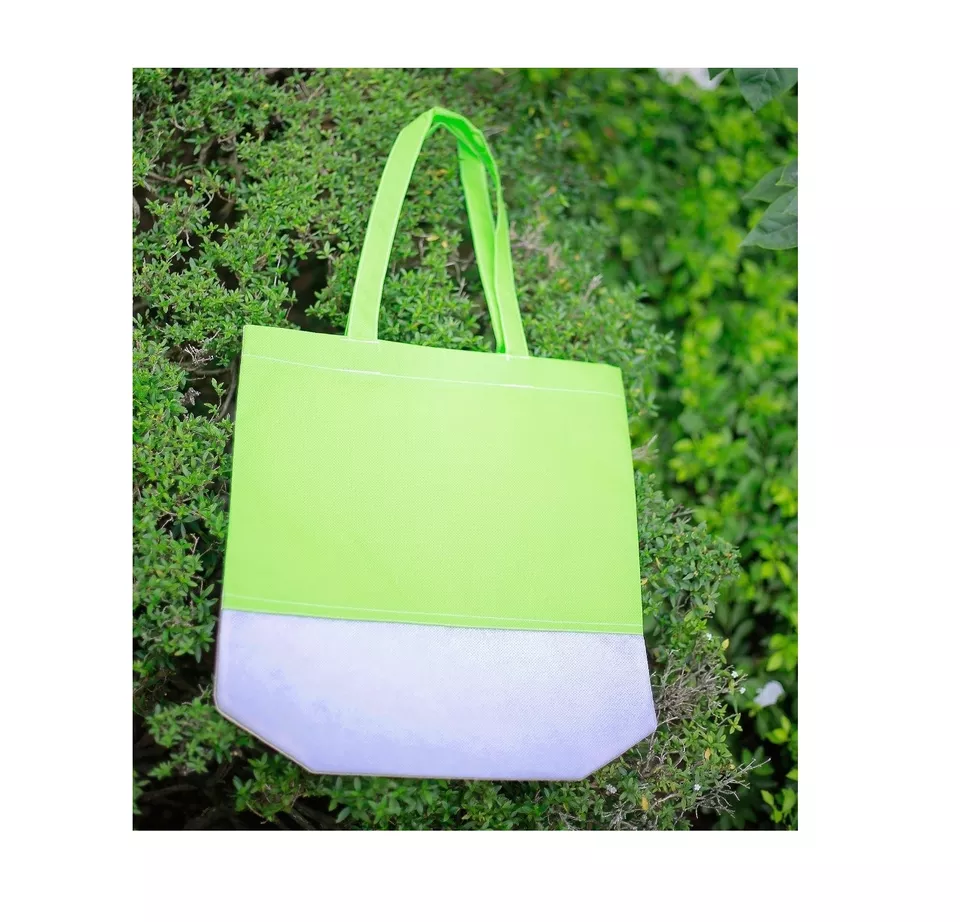Stock Custom Logo Printed Reusable Non Woven Tote Shopping Bag Cheap Biodegradable Non-woven Bag For Sale