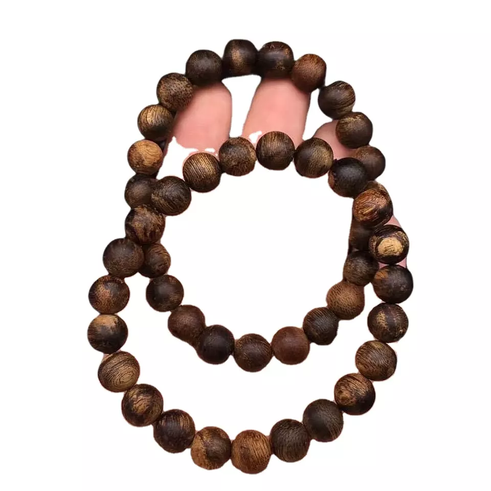 Superior Underwater Vietnam Oud Bracelet SUB2 made from Oud Wood 108 Beads High Quality Diameter 6 mm