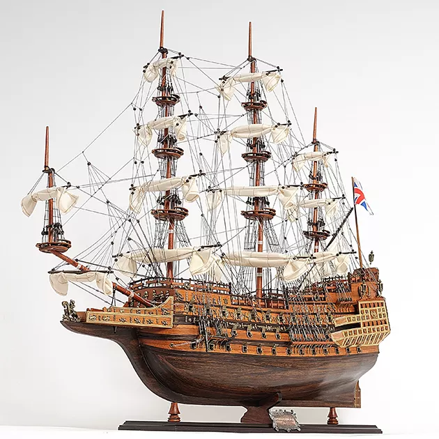 Wooden handicraft Sovereign of the Seas L60 fully assembled display ship model nautical decor for home and office decoration