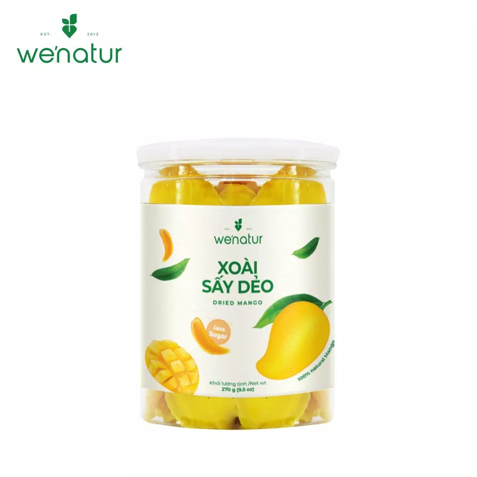 High Quality 100% Natural No Sugar Good Taste Soft Dried Mango 270 g