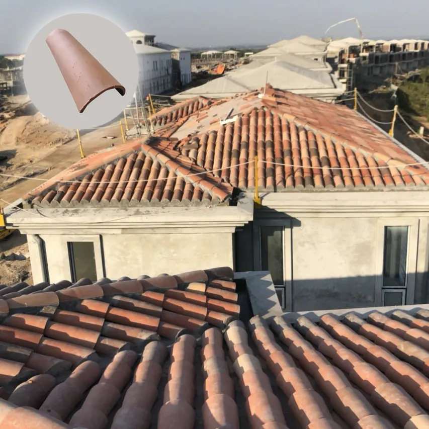 Morocco style Clay Roof Tiles handmade for Mansion, Resort beach - Handmade by Hai Long Vietnam factory cheap prices tiles