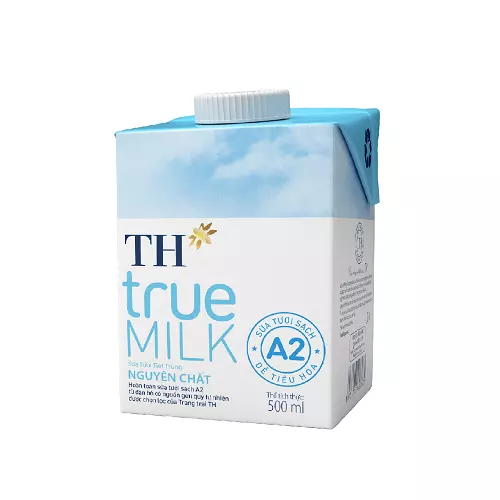 Vietnam Certified Dairy Product High Nutritious Ingredients TH True MILK - A2 500ml With Sterilized Processing