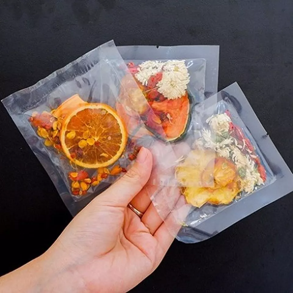 Customized Big/Small Laminated Transparent Food Vacuum Seal Bags Vacuum Packaging Bags Food Vacuum Bags