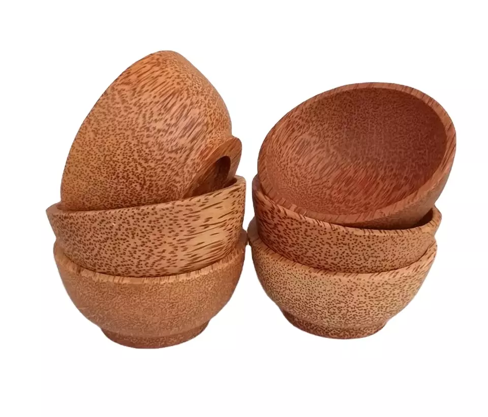 Premium Quality Sustainable Eco-friendly Natural Resources Handicraft Products Coconut Wood Bowl Origin From Vietnam