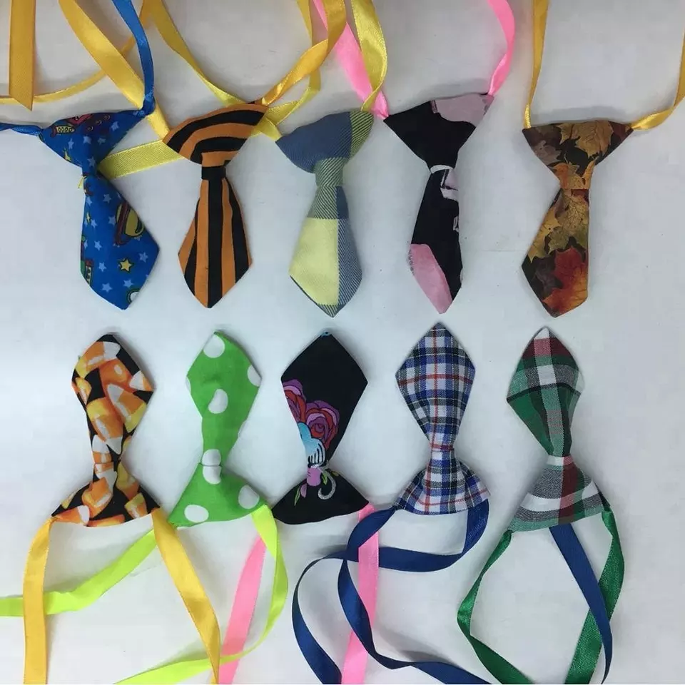 Multicolor Pet Dog Cat Ties Collar, Tie and Bow Tie 2018 made in Vietnam
