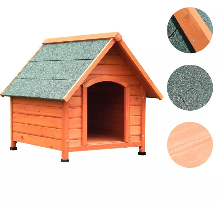 Indoor/Outdoor Wooden Dog Kennel