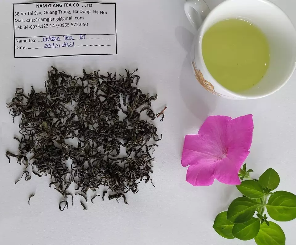 High quality organic green tea made in Vietnam