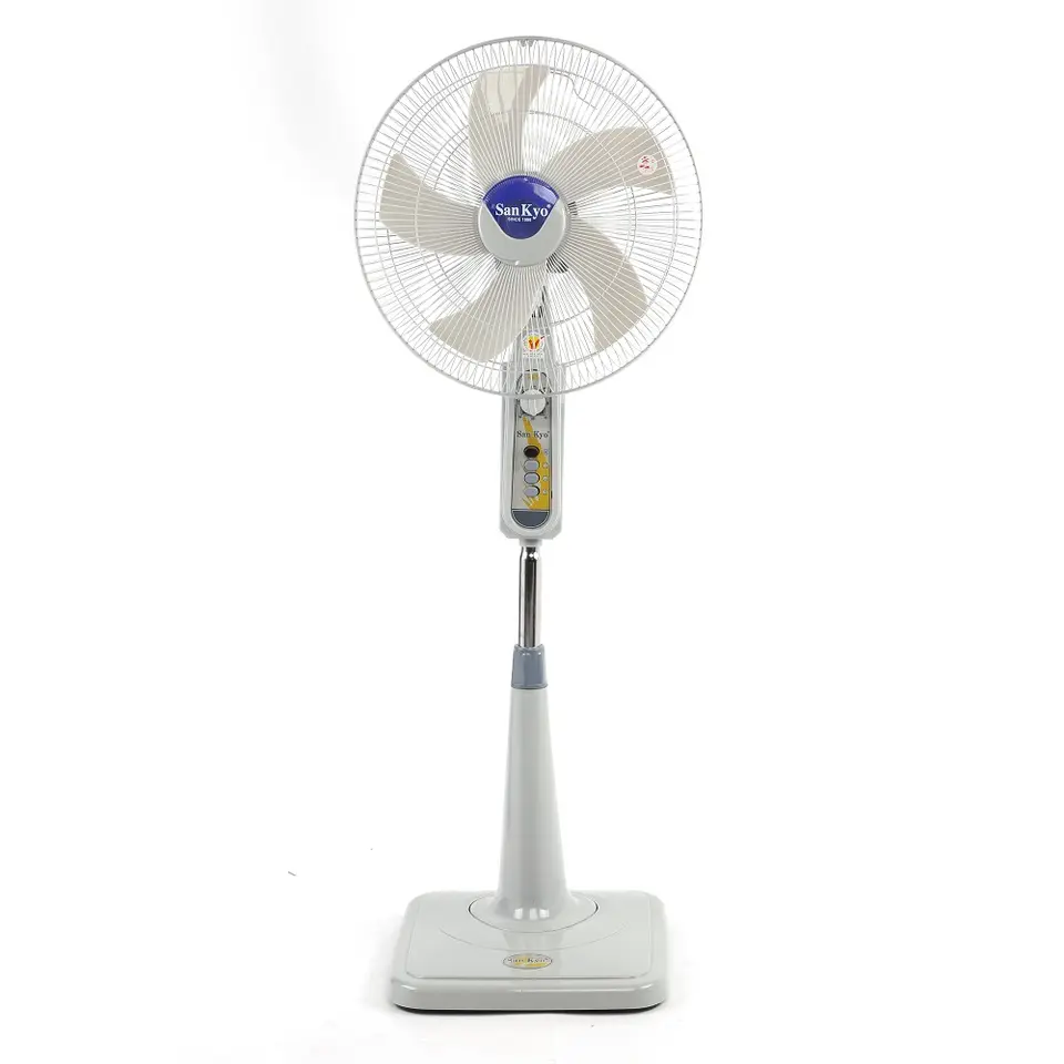 Premium Sankyo 3 Speed Modes Outdoor / Household Stand Fan With Timer Air Cooling Type 3 Colors Origin From Vietnam