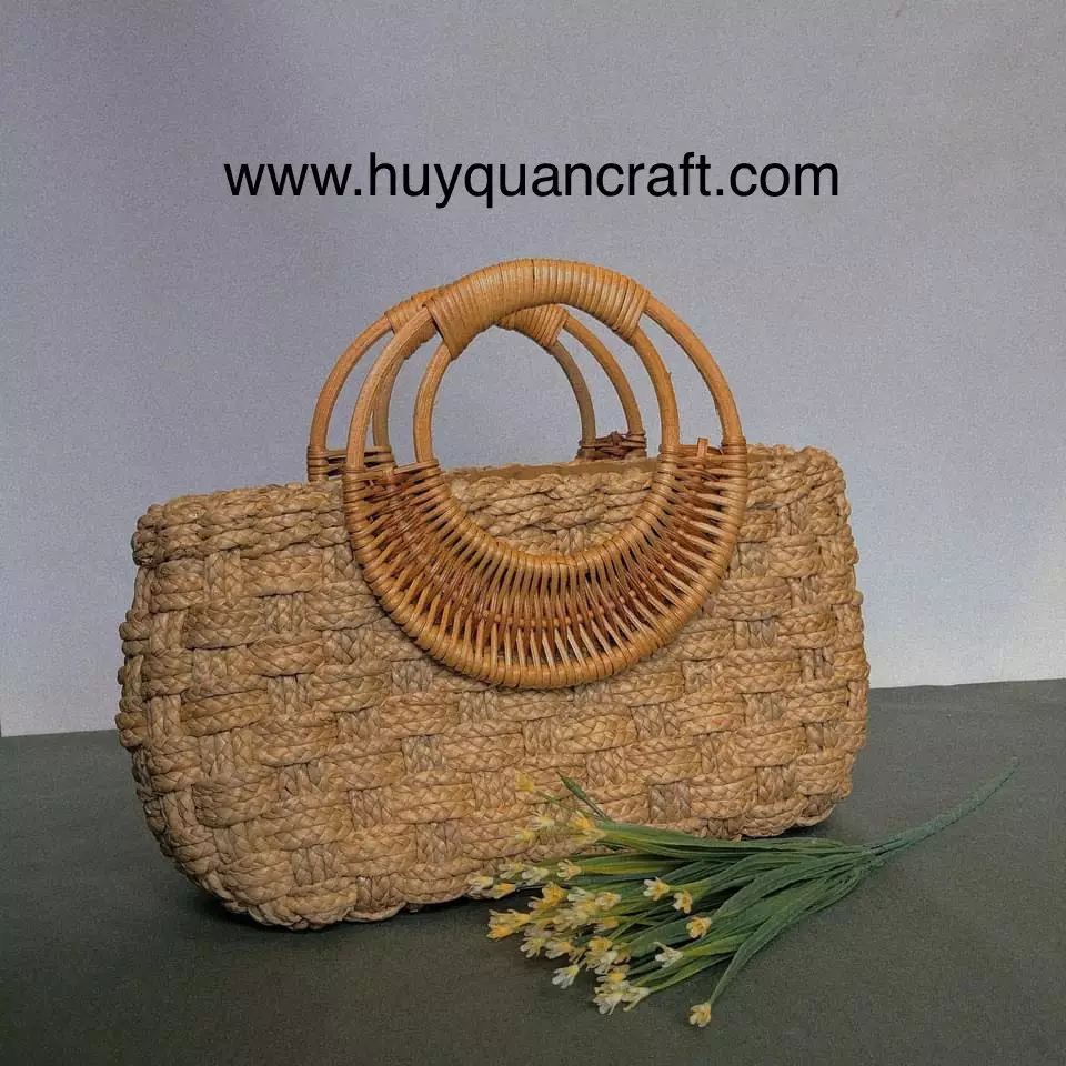 New Product Designer Hot Trend Water hyacinth Women Bags Beach Bag made in Vietnam