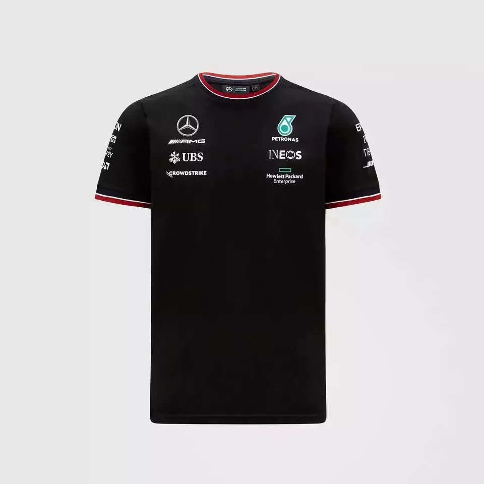 Men's T-Shirts MERCEDES T-SHIRT 100% Cotton Embroidered Best Quality Vietnam Manufacture Good Price