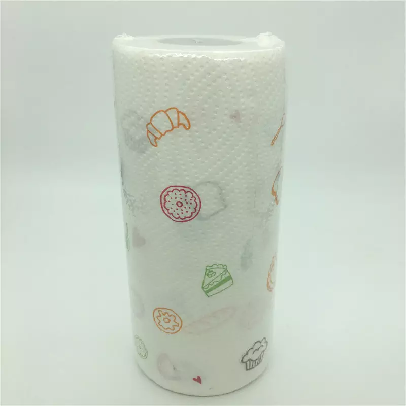 Low MOQ Best Absorbent 100% Virgin Pulp White Shenzhen Reusable Kitchen Tissue Paper Hand Towel