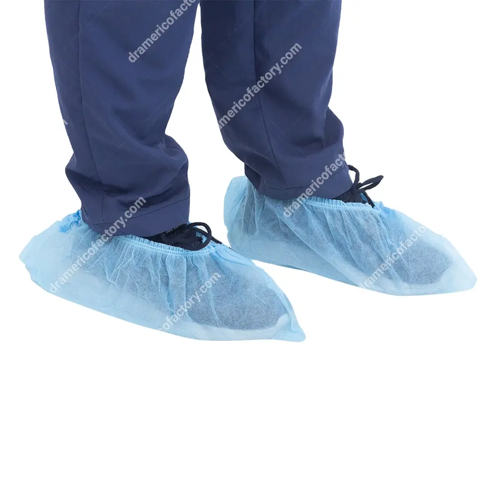 Waterproof Dust Proof Disposable Shoe Covers Non-woven Fabric PP 30 gsm, Made In Vietnam