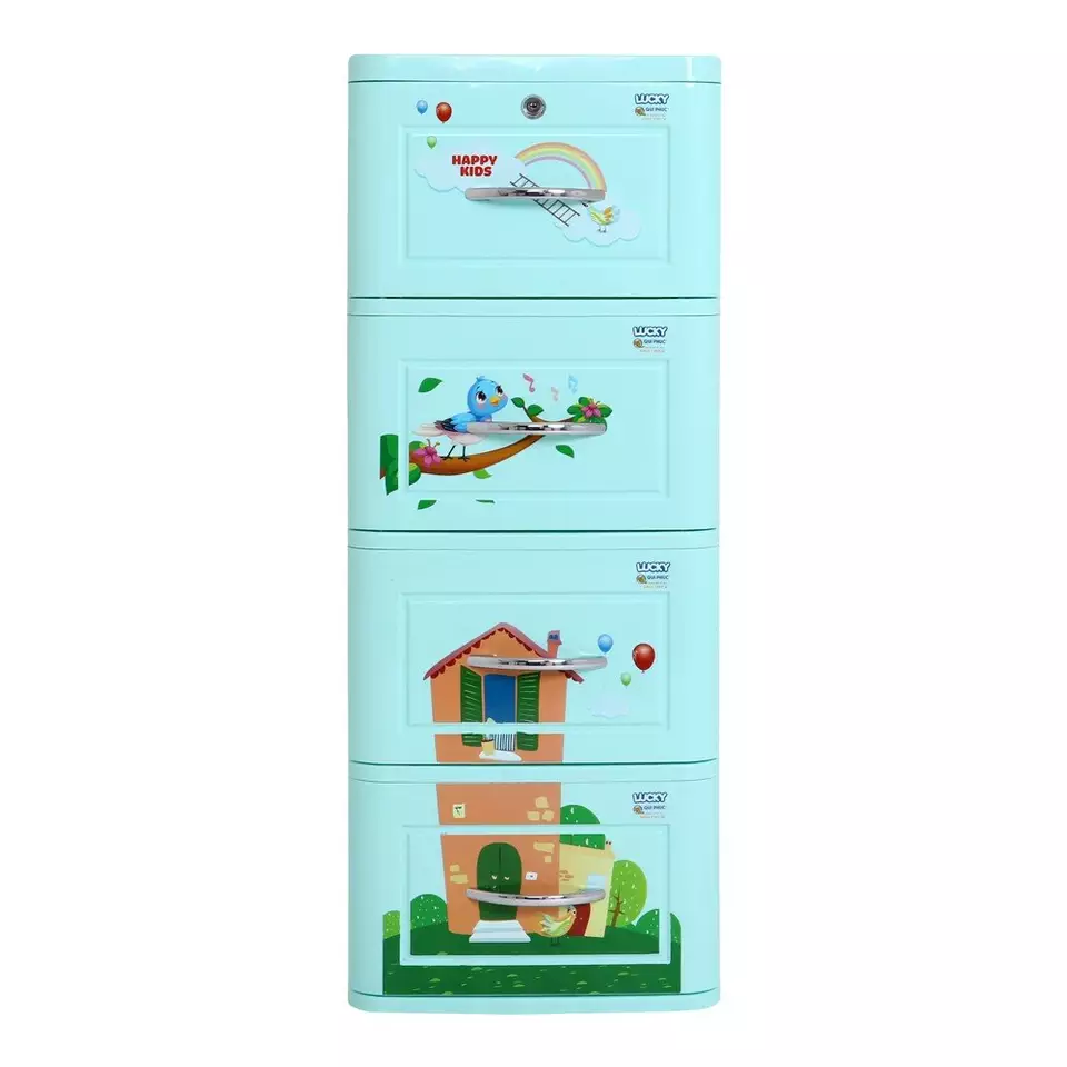 LUCKY 4-storey cabinet so cute