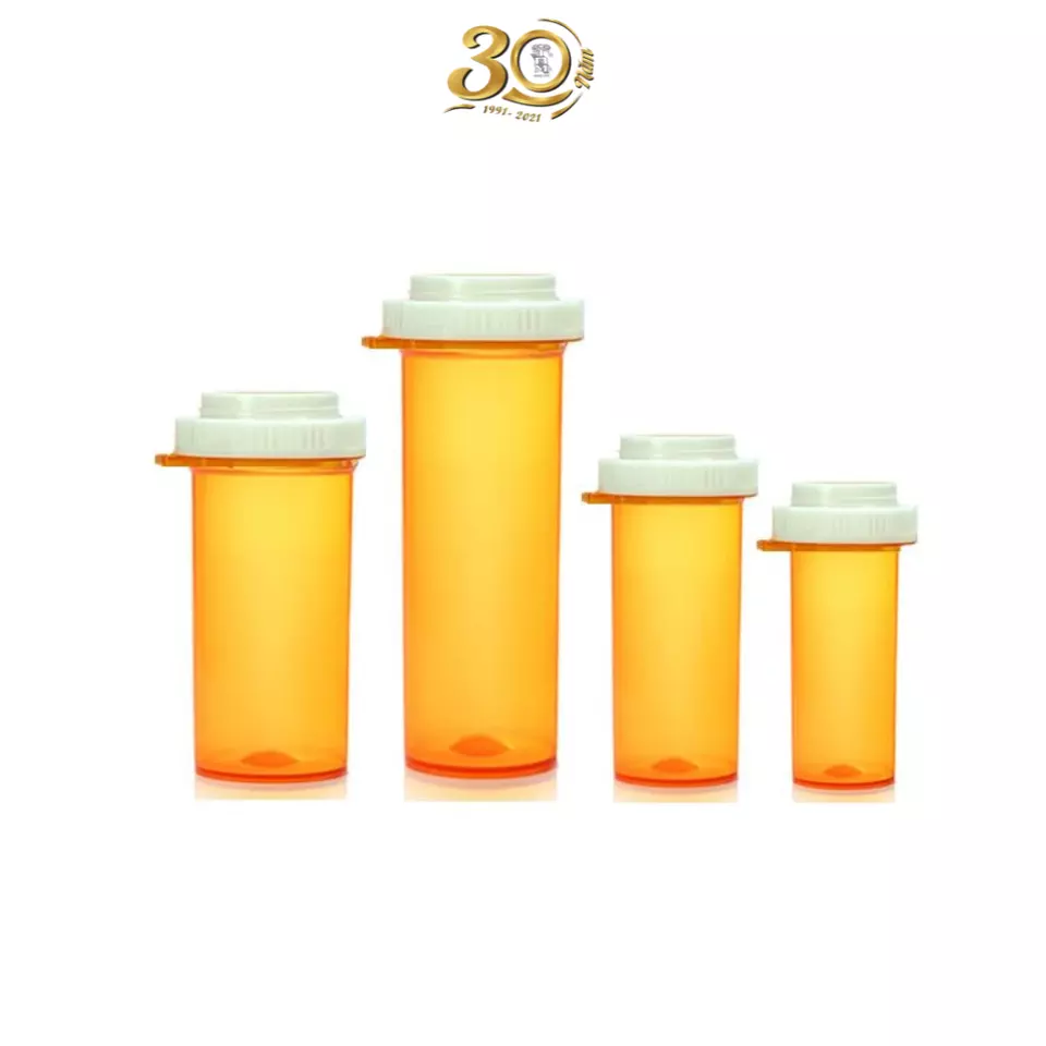 Wholesale OEM ODM Pharmaceutical Pill Tablet Packing Jar Container PET Plastic Vitamin Capsule Bottle