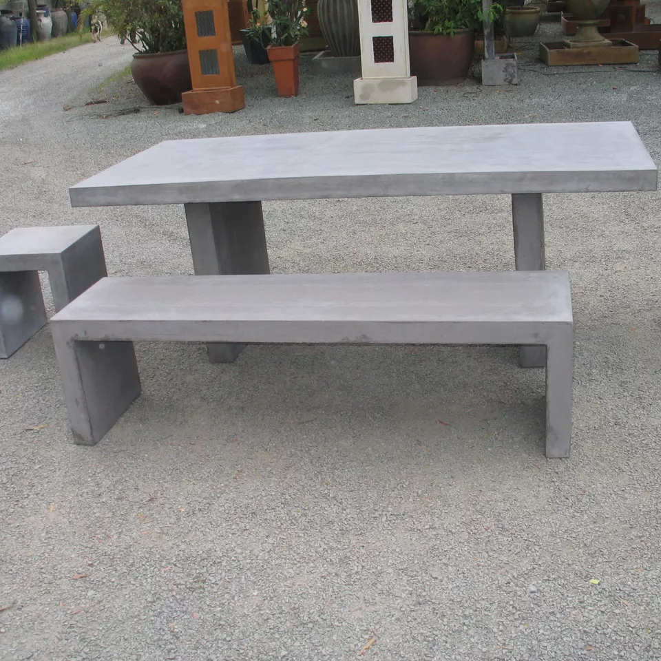 FS077WC Garden Outdoor Furniture Long bench 45h x 160w x 40d - FS077WC For Use And Decoration Made In Vietnam