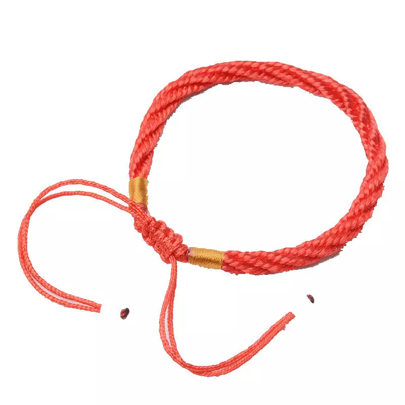 Fashion Jewelry Adjustable Anniversary Casual Gift Bangles Cord Strand Benming Year Red Rope Bracelets For Hands And Feet