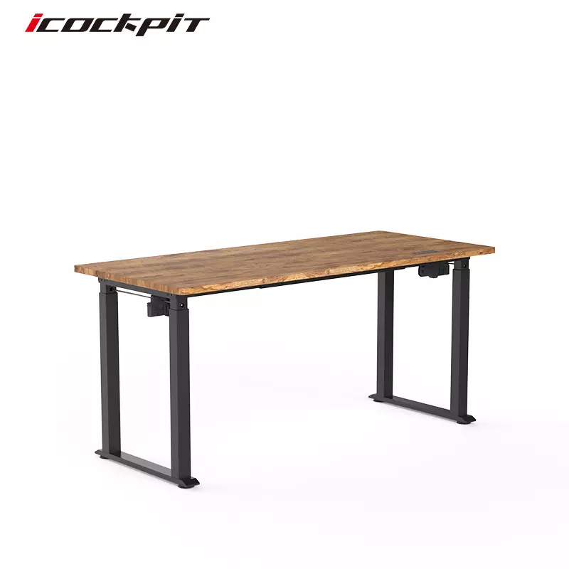 1.6m-2.4m large table standing desk frame adjustable height desk lift and sit stand desk for home office and workstation office