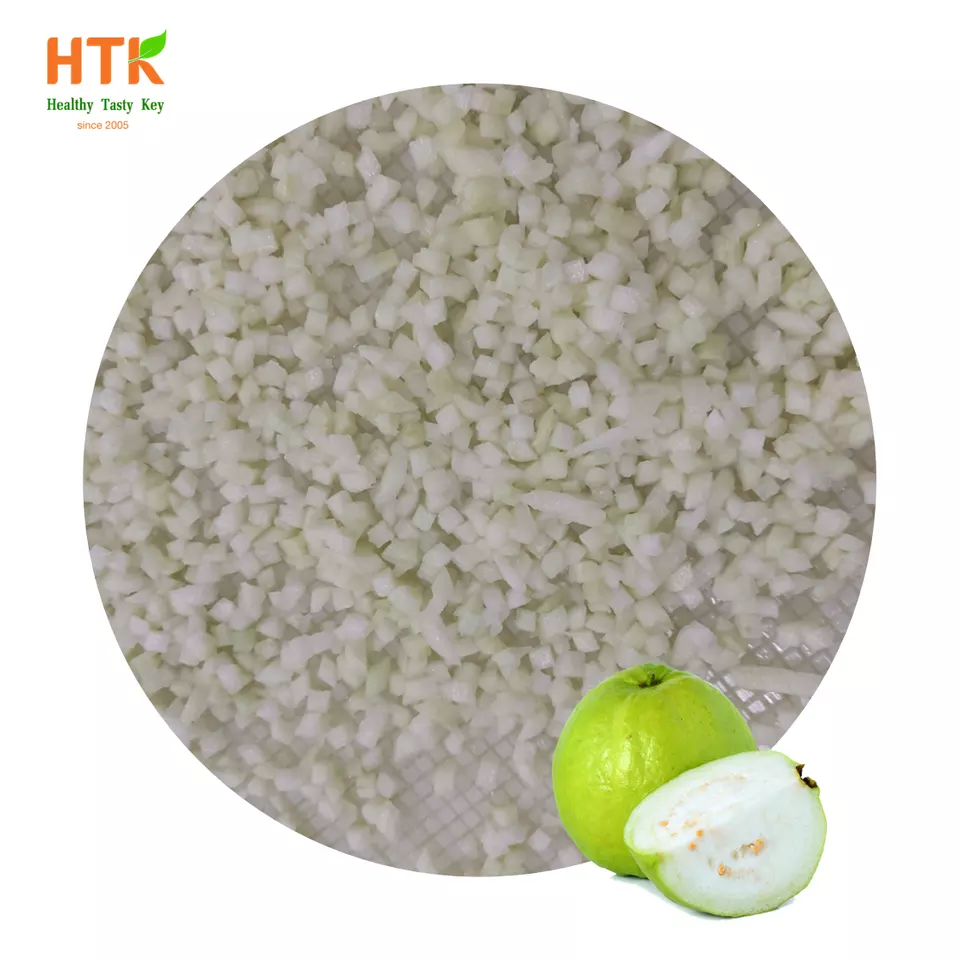 New 2022 FROZEN IQF WHITE GUAVA CUBE Made In Vietnam 100% Natural from HTK FOODS for Food & Beverage