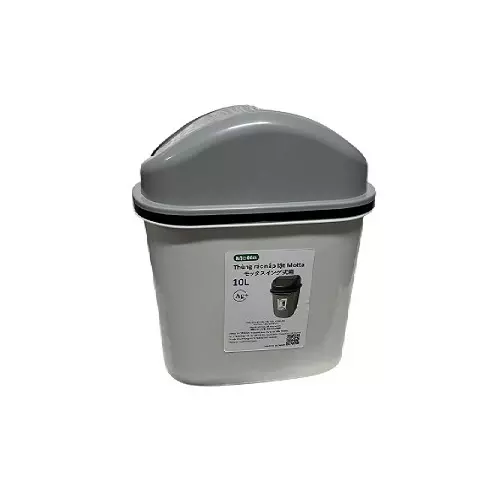 Household Usage Waste Management Roll Cover Type Standing Type Plastic Trash Bin Manufactured In Vietnam