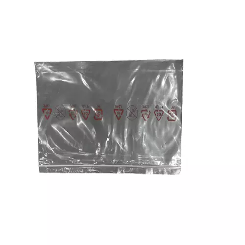 Logistic Packaging And Protecting Goods Shock Resistant Printed PE Plastic Zipper Bag With Zipper Top