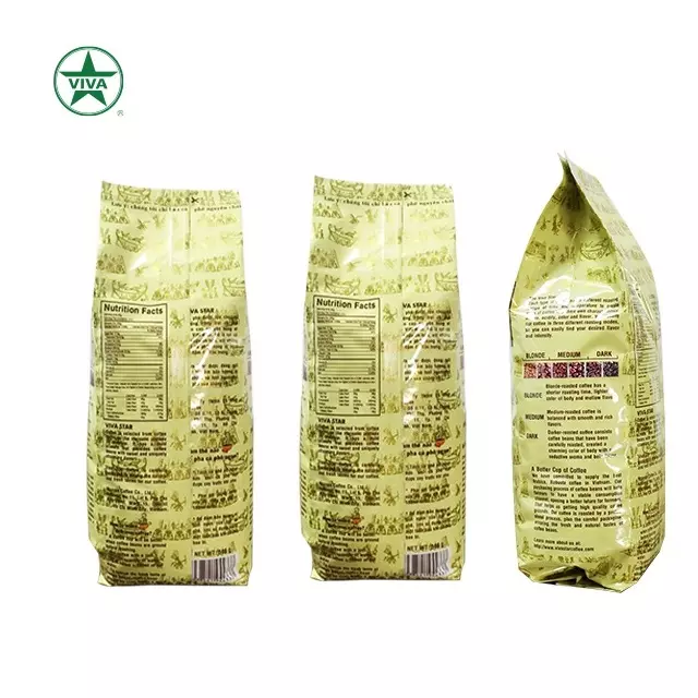 Premium Quality Arabica Robusta Moka Healthy Type Three Region Coffee Powder Whole Bean Roasted From Vietnam - 500g Weight