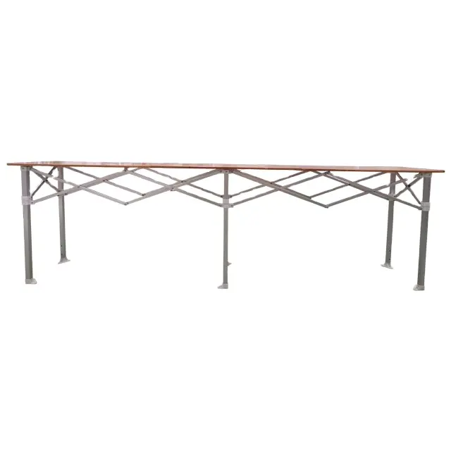 40cm width outdoor wood folding table for tent