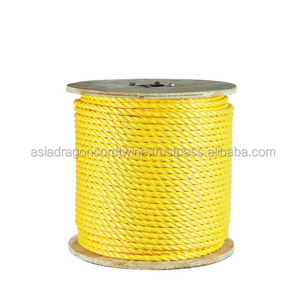 Polypropylene Danline Twisted Rope 5mm - 48m Asia Dragon ADC-181 Durable Coil/spool/hank 100m/150m/200m or Customize