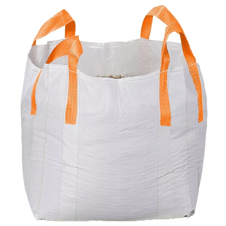 Jumbo bag from 100% PP woven bulk big ton bag / jumbo bag for packing stone, fish meal,sugar,cement,