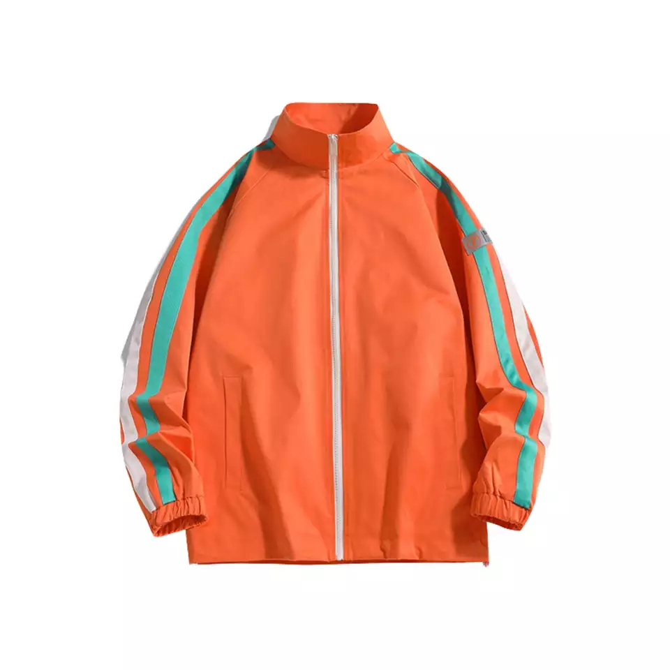 Fashion Coat Wind Breaker Hoody Cargo Jacket Zip Up Casual Plus Size Men's Jackets