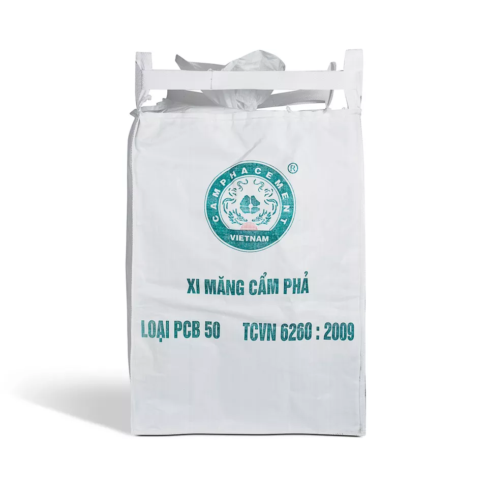 Customized Top Option(Filling) From 200 Kg Loading Weight Woven PP Flexible And Durable Jumbo Bag Origin From Vietnam