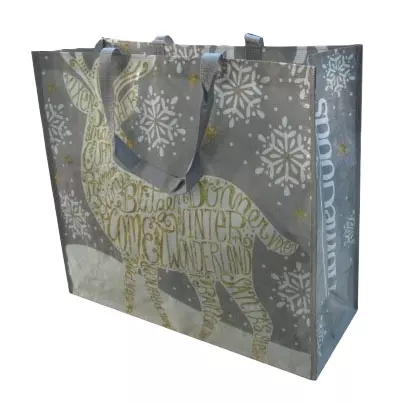 Full image printing shopping bag Foldable shopping bag and Reusable woven bag in Vietnam