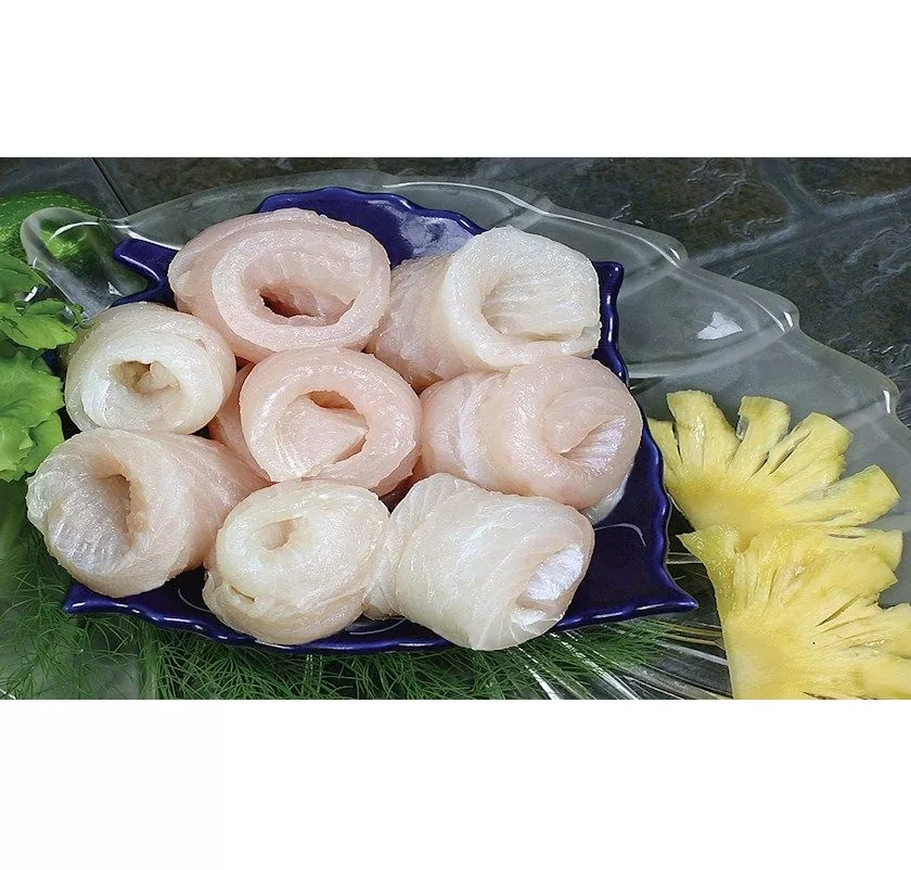 Wholesale HIGH QUALITY FILLET ROLL PANGASIUS (ROSE) IQF Frozen fish seafood Rolled rose pangasius fillet from Vietnam