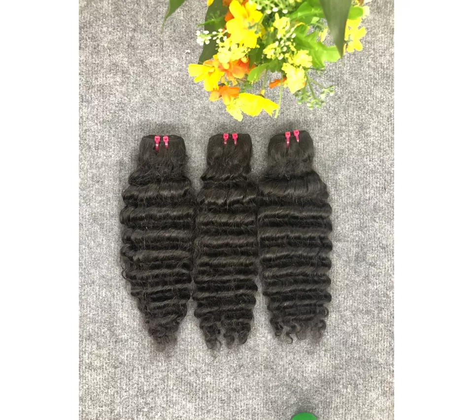 Loose Wavy Human Hair Black Curly Hair Natural Human Hair Extensions From Vietnam Wholesale Suppliers