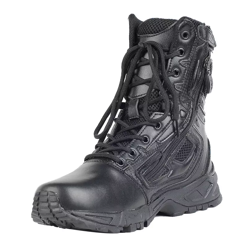 Enten Safety High Cut Style Waterproof Wear Resisting Military Tactical Shoes Boots