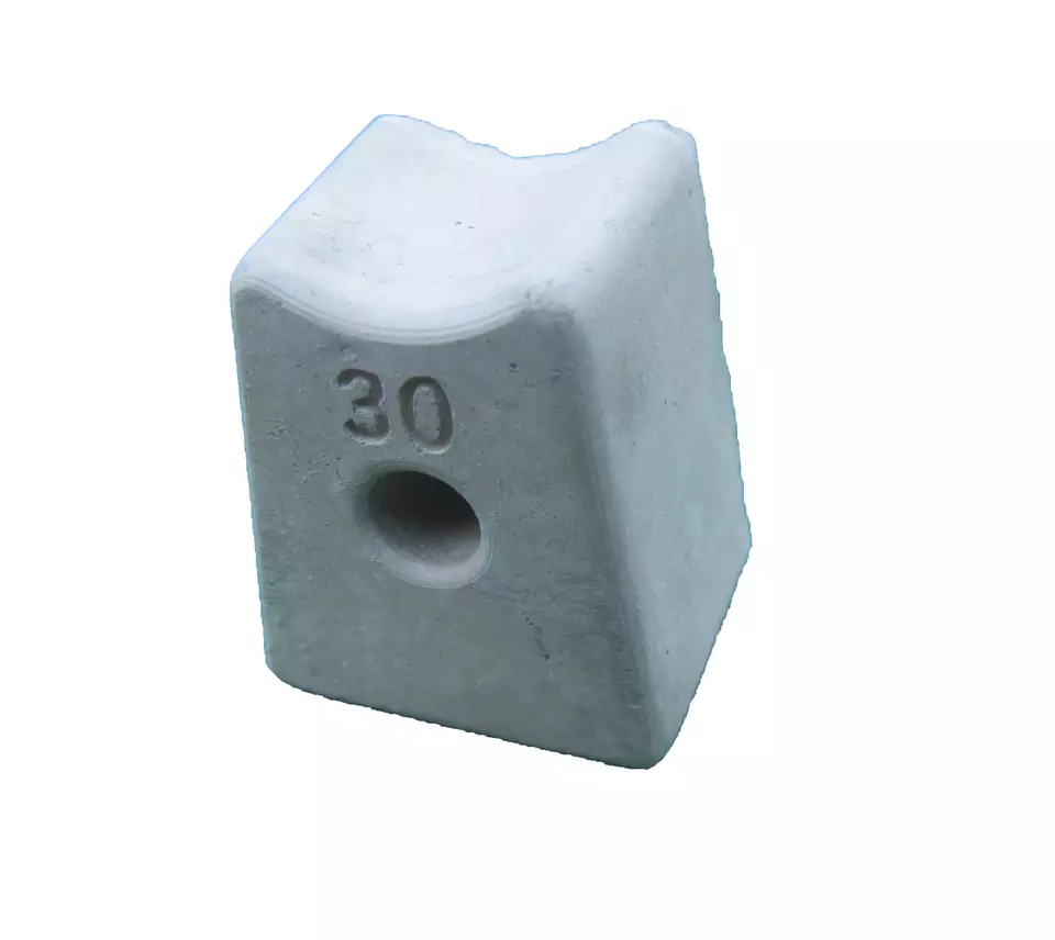 30mm concrete column cover- A flat based single cove block giving maximum stability in horizontal applications - CSS030F