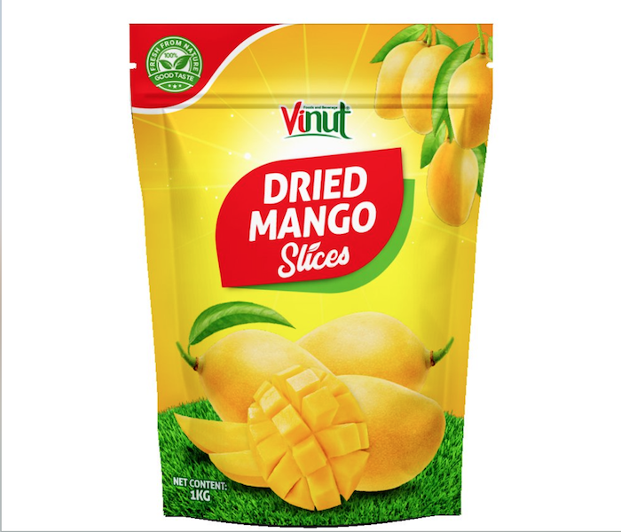 1kg Zipper Bag Vinut Natural Dried Mango Slices Mango Dried Fruits And Vegetables Vietnam Suppliers Manufacturers