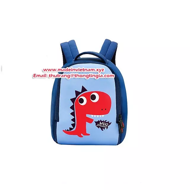 OEM ODM Daily School Life Zipper Fashionable Cartoon Friendly Multi Color Unisex Waterproof Polyester Boys And Girls School Bag