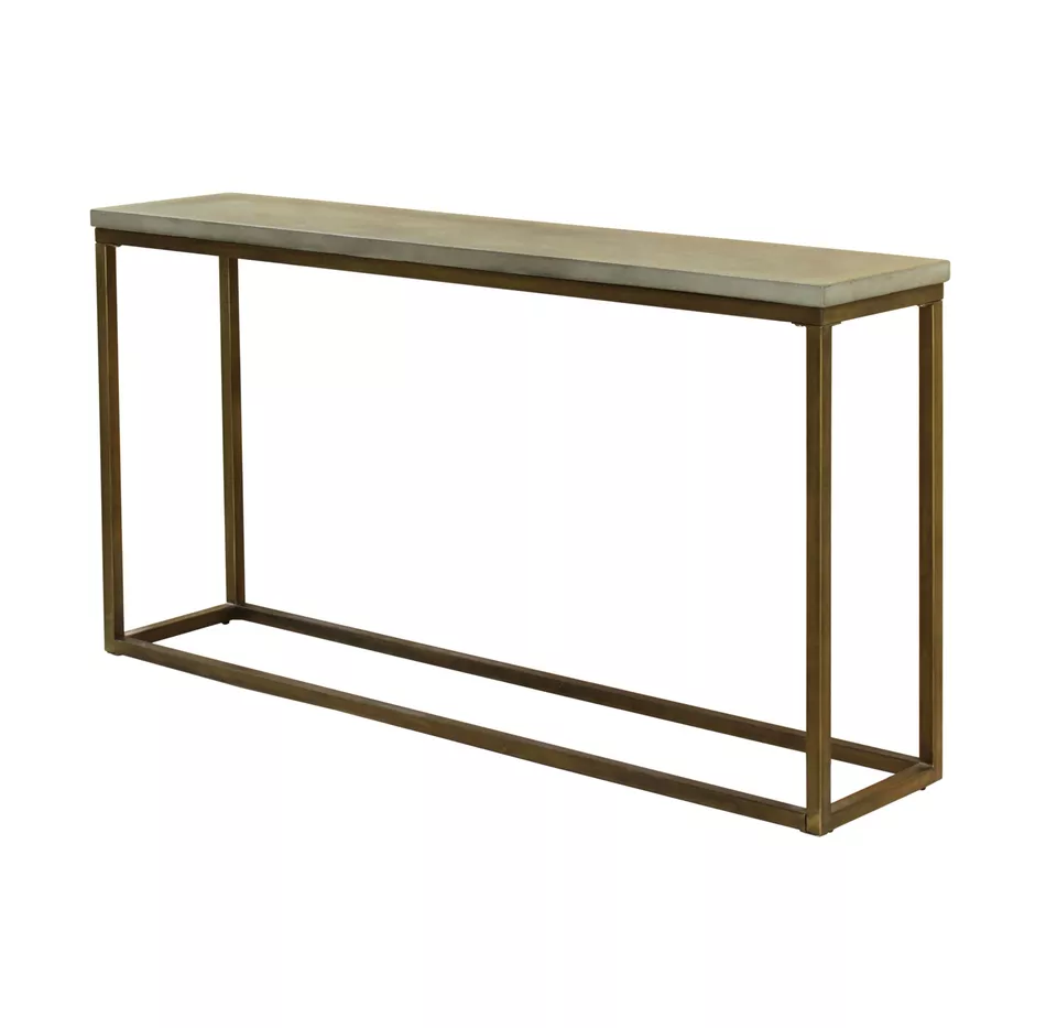 Modern Design Living Room Cemnet and Metal furniture Console Table for Coffee Tables