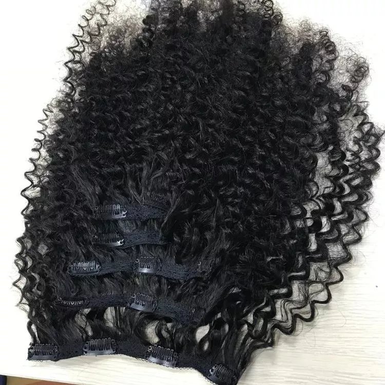 Vietnamese Human hair - Deep curly clip in hair