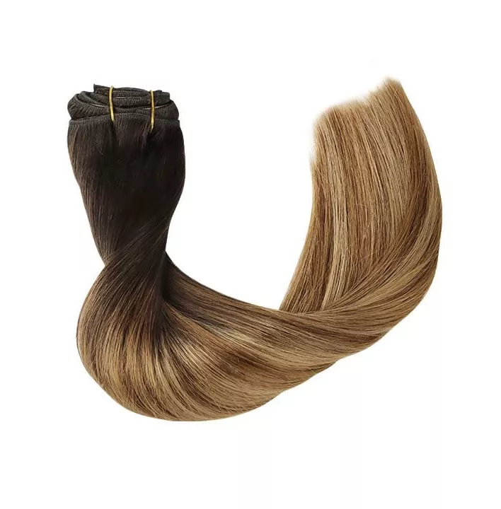 Best Human Hair Extensions 100% Virgin Real Human Clip in Hair Extensions Straight Remy Hot selling Fast shipping