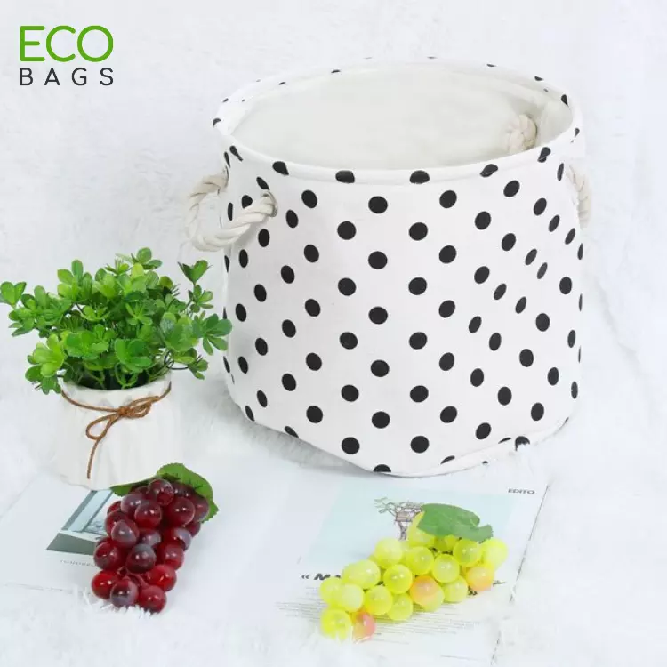 Vietnamese Cotton Canvas Storage Bins for Wholesales and Retailer OEM and ODM
