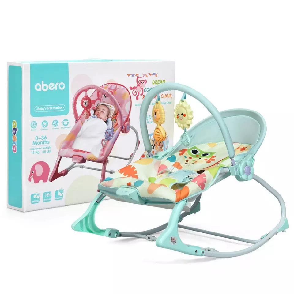 ONSALE LADIDA Grey Baby Electric Swing Speed Control Music and Activity Bar & Toys