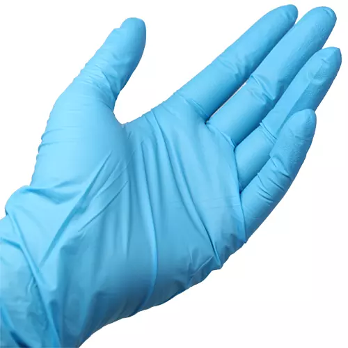 Blue Nitrile Latex Vinyl Disposable Glo ves - 3 Mil, Powder Free, Non-Sterile, Latex Free From Vietnam Manufacturer